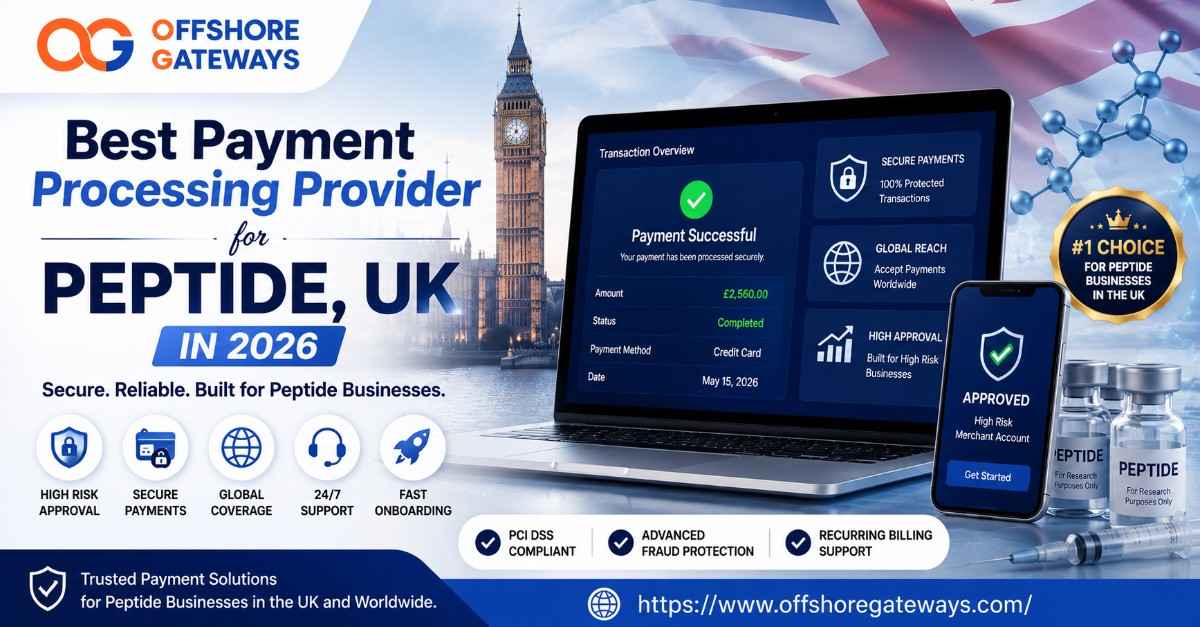 Payment Processing Provider for Peptide